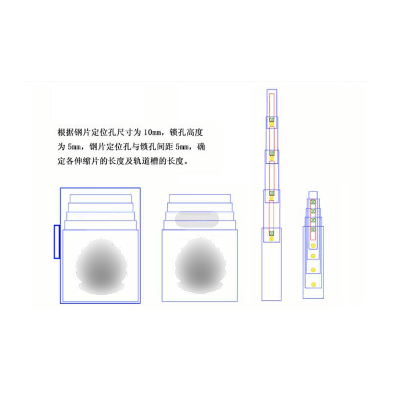 便攜式伸縮臨檢牌