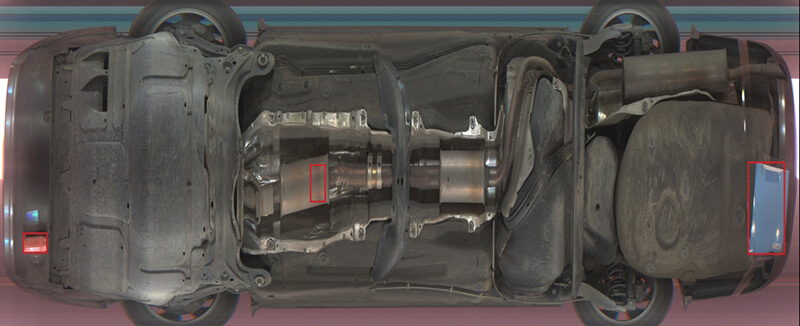 Vehicle scanning system effect